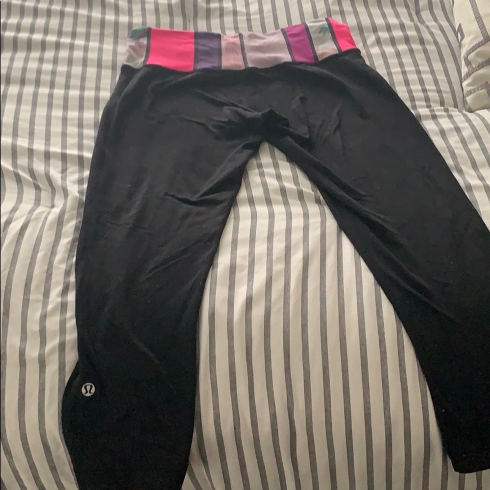 Lululemon yoga pants, reversible